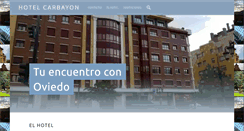 Desktop Screenshot of hotelcarbayon.com
